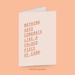 グリーティングカード / FOLDED CARD NO. 1 / 封筒付きグリーティング カード セット、結婚式、愛、誕生、誕生日、グリーティング カード用の折りたたみカード