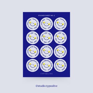 FOGLIO ADESIVO N. 2 / Bellissimo set di adesivi A6, per compleanni, matrimoni e anniversari – 12 adesivi decorativi con frasi, per abbellire