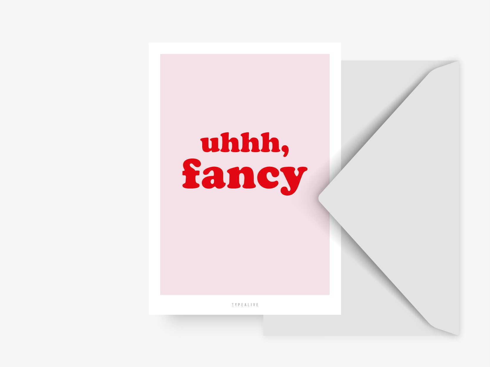 Postkarte / Fancy / Pastell Karte mit Lustigem Spruch Rote Etsy