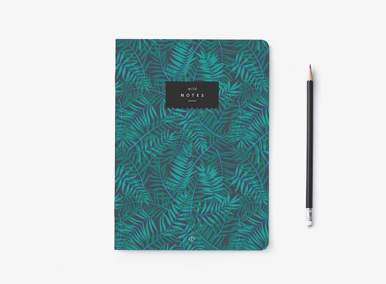 Notebook A5 Jungle Stationery Gift Notebook Paper Notepad Etsy