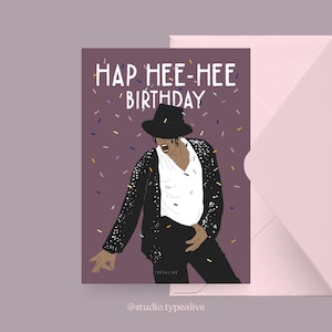 Geburtstagskarte / HAP HEE-HEE / Lustige Geburtstagskarte mit witzigem Spruch – Perfekt für 30. oder 40. Geburtstag von Freunden