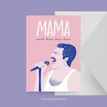 Mother's Day Card / MAMA / Funny Mother's Day Gifts – Funny postcard for mom, as a greeting card or birthday, handmade product logo