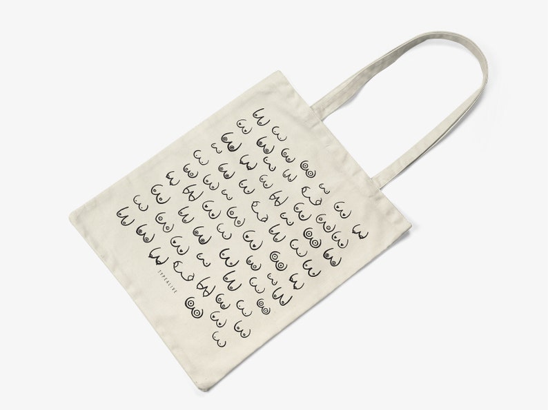 Cotton bag / BUSENFREUNDE natural / eco-friendly fabric bag with long handles, perfect as a canvas bag for shopping, with a funny saying image 2