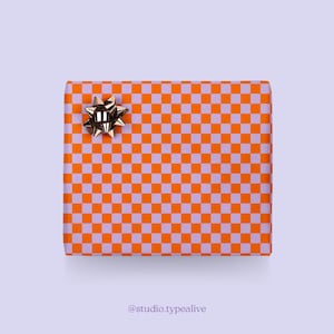 Carta da regalo / QUADRATI N. 1 / Fogli regalo Quadrato Rosso per Natale, Matrimonio, Compleanno - Confezione regalo esclusiva