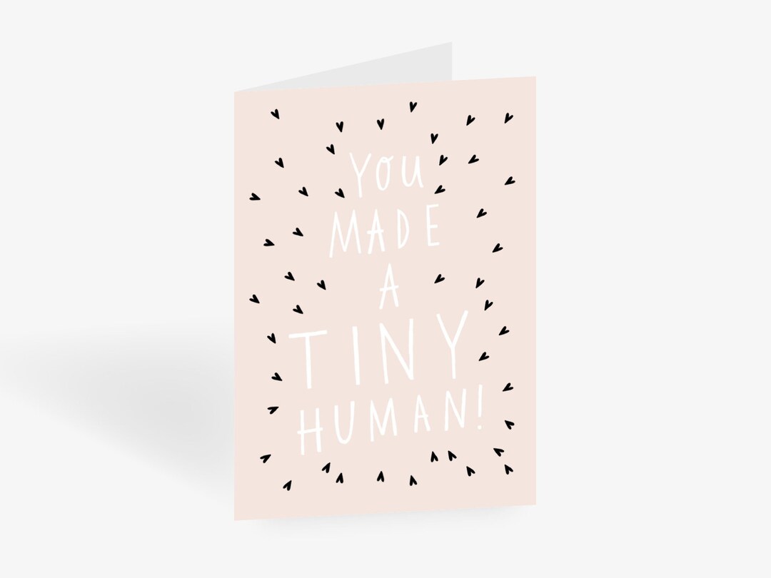 Grußkarte / TINY / Spruch, Geburtstag, Karte, Grusskarte, perfekt zu