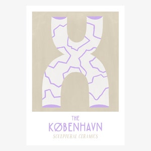 Poster mural / The Kobenhavn No. 1 / living room decoration, housewarming gift, art print, as a gift