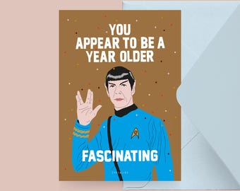 Carte d'anniversaire / AN DE PLUS FASCINANT / Carte d'anniversaire humoristique avec une phrase pleine d'esprit – Parfaite pour le 30e ou le 40e anniversaire d'un ami
