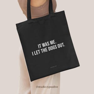 Baumwolltasche / IT WAS ME / Öko-Stofftasche zum Einkaufen, Tasche aus Jute, mit lustigem Spruch, perfekt als Geschenk, wiederverwendbar