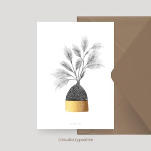 Carte de Noël / NOËL URBAIN NO. 2/ Carte de Noël simple et belle - carte de voeux pour l'Avent pour la famille, les amis et les collègues