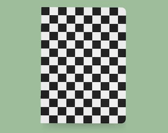 Notizheft / SQUARES NO. 1 / Notizbuch A5 blanko, mit Quadraten, abgerundete Ecken – als preiswertes Geschenk, Tagebuch oder Travel Journal