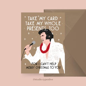 Carte de Noël / TAKE MY WHOLE / Carte postale amusante pour Noël avec un dicton amusant - pour les amis, la famille, les collègues