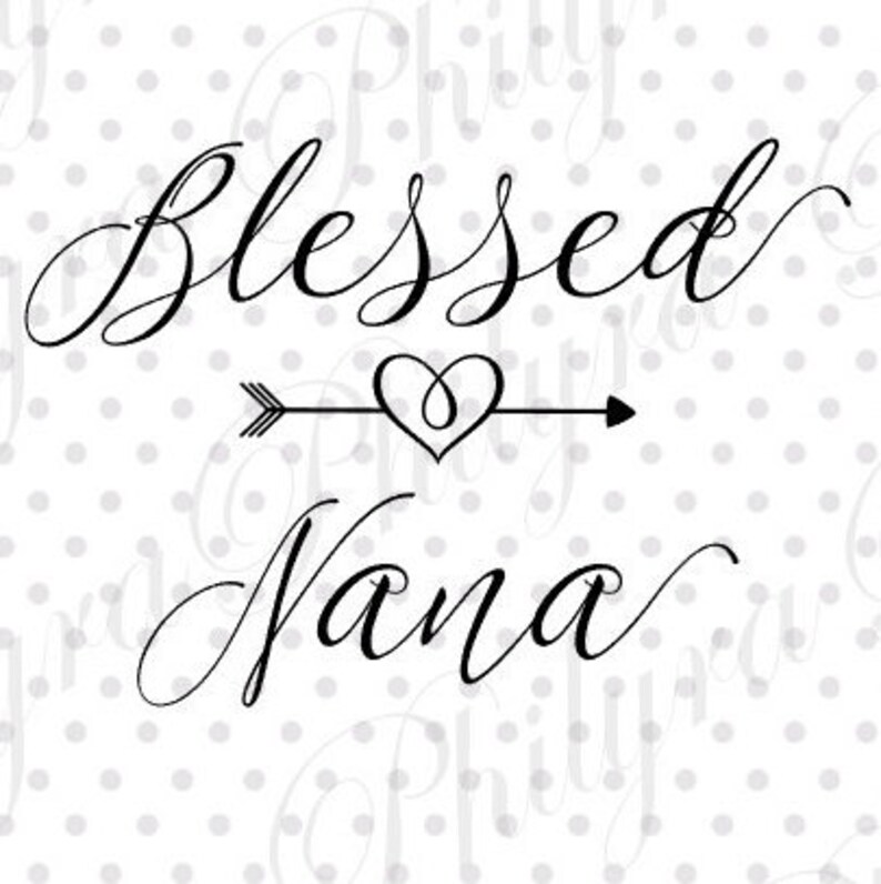 Blessed Nana printable Svg Christmas Svg Digital Cutting ...