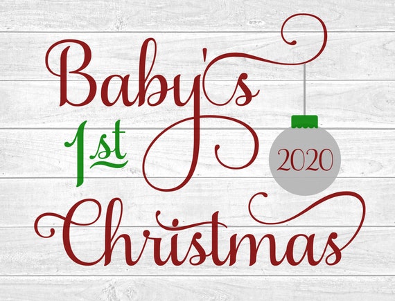 Download Baby S 1st Christmas 2020 Christmas Svg Digital Etsy
