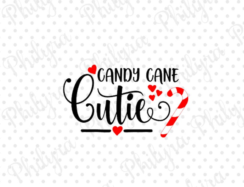 Download Candy Cane Cutie svg Christmas SvgDigital Cutting File | Etsy