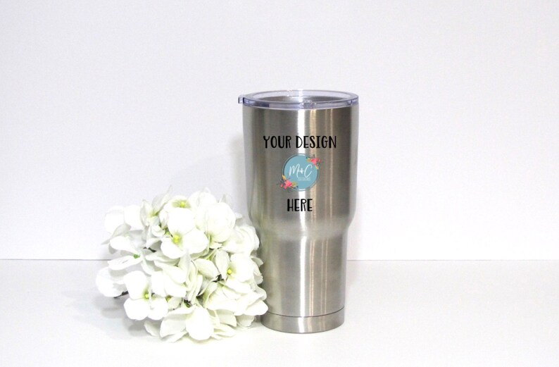 Stainless Steel Tumbler Mockup Stainless Steel Tumbler Etsy