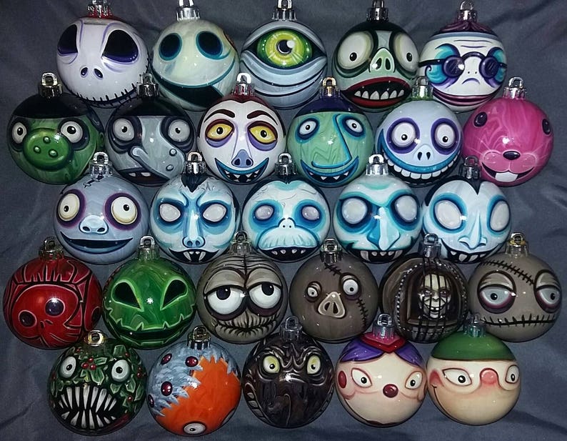 Pre-Order Any Character Nightmare Before Christmas Pick Your Favorites Hand-Painted, Highly Detailed, Made-to-Order, Price Per Ornament image 8