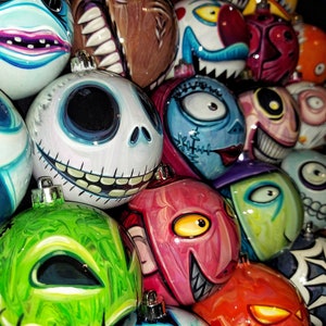 Pre-Order Any Character Nightmare Before Christmas Pick Your Favorites Hand-Painted, Highly Detailed, Made-to-Order, Price Per Ornament image 10