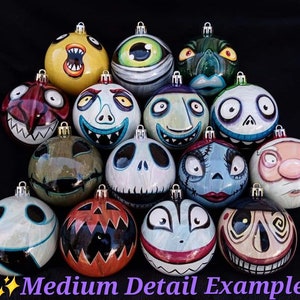 Pre-Order Any Character Nightmare Before Christmas Pick Your Favorites Hand-Painted, Highly Detailed, Made-to-Order, Price Per Ornament image 3