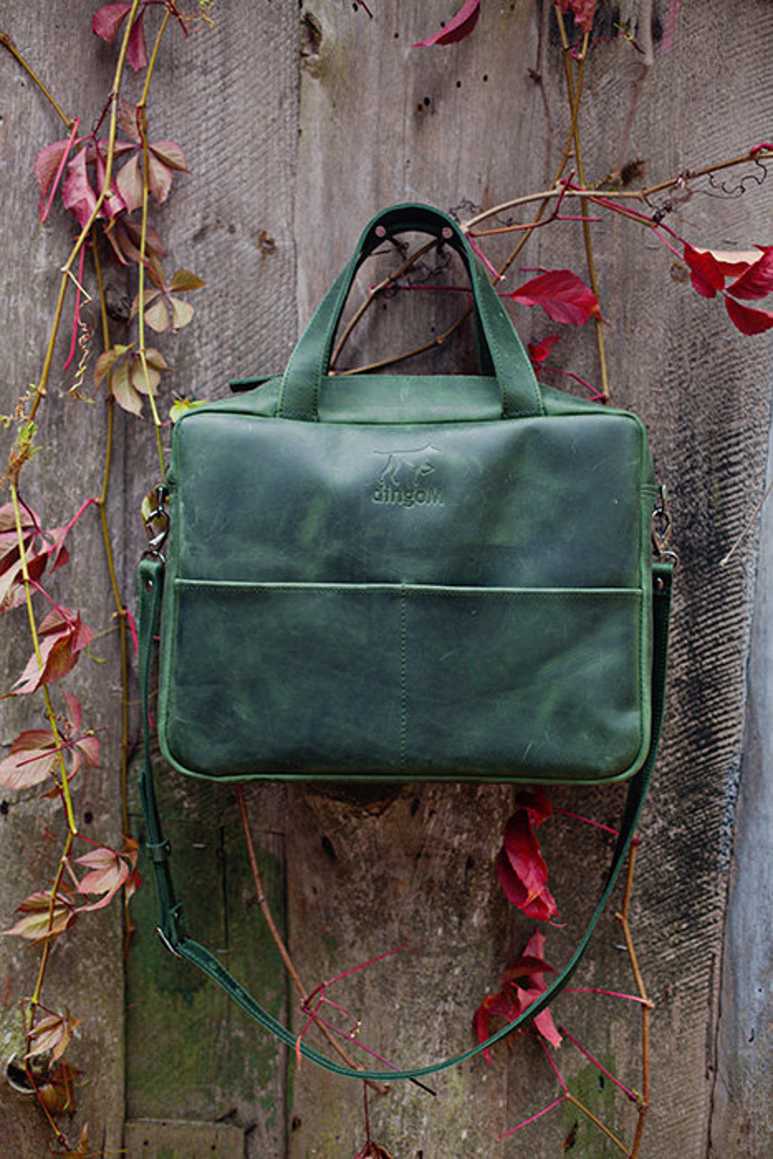 Leather Laptop Bag Bag With Zipper Laptop Bag Women Etsy