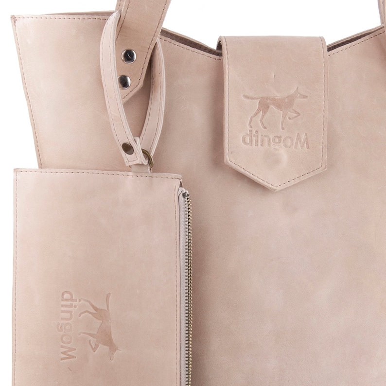 Makeup bag Cosmetics bag Lather purse Clutch bag Etsy