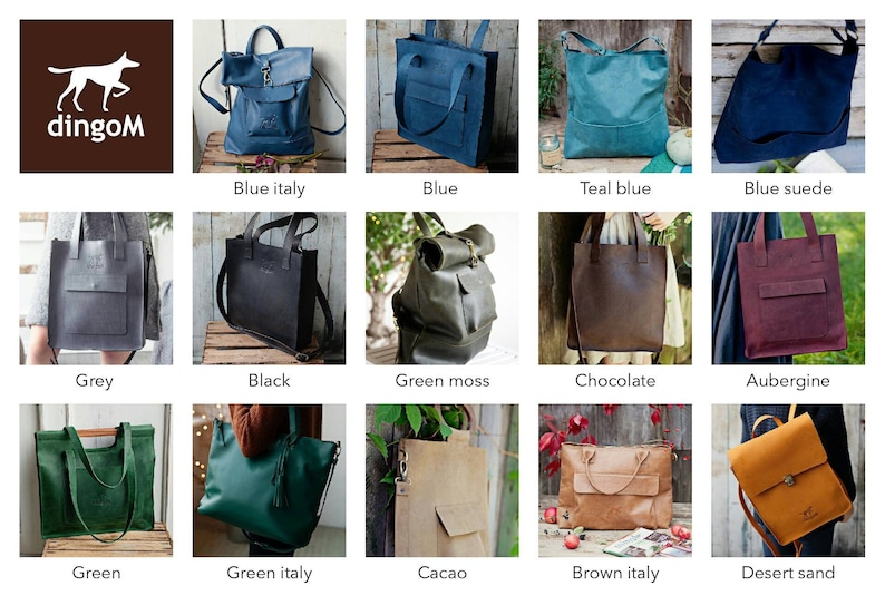 ginger leather handbag full grain crazyhorse leather bag Genuine leather minimalist brown cross body tote bag