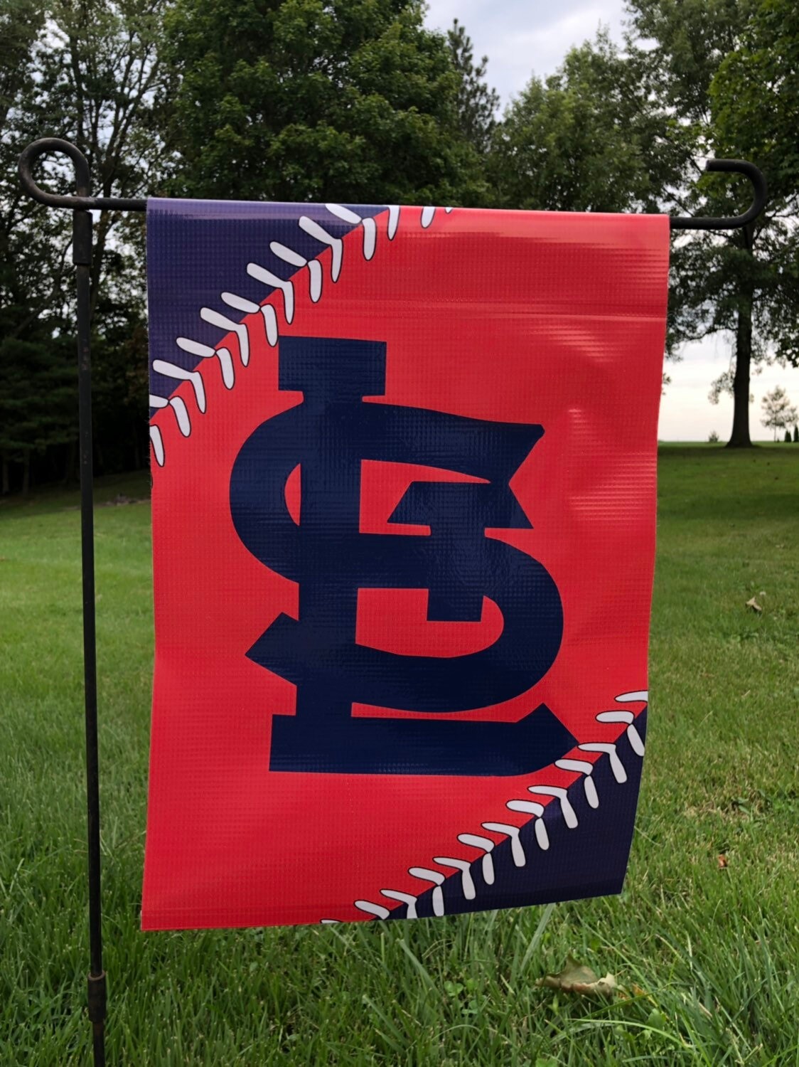 St Louis Cardinal Garden Flag St Louis Cardinal Flag Stl Etsy