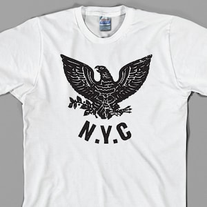 NYC Eagle T Shirt - joey ramone, n.y.c., new york, johnny, punk rock, 70s, 80s - Graphic Tee, All Sizes & Colors