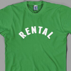 Rental T Shirt  - as worn by Frank Zappa, Paul Rudd, rock, 70s, vintage, retro - All sizes & colors available