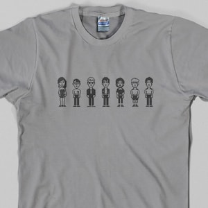 Maniac Mansion T Shirt - character sprites, logo. nes nintendo, videogame, pc, 8 bit, 80s, geek, gift - Graphic tee, All Sizes