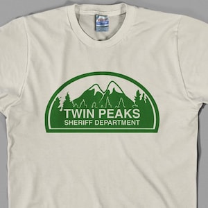 Twin Peaks Sheriff Department T Shirt  - david lynch, tv, police, fire walk with me, Graphic Tee, All Sizes & Colors