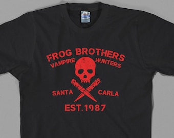 Lost Boys T Shirt - frog brothers, vampire hunters, santa carla, killers, 80s movie, the - Graphic Tee, All Sizes & Colors