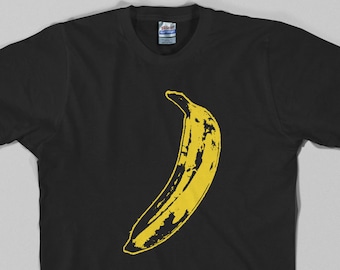 Velvet Underground T Shirt - andy warhol banana, nico, lou reed, art - Graphic Tee, All Sizes & Colors