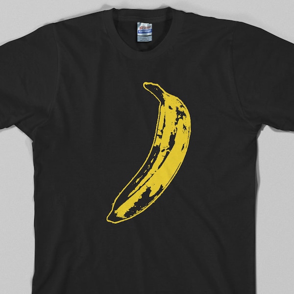 Velvet Underground T shirt-Andy Warhol Banana, Nico, Lou Reed, Art-Graphic Tee, alle maten & kleuren