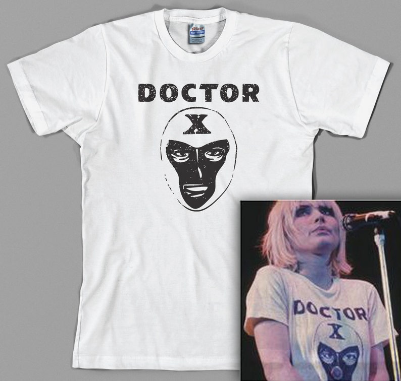 Doctor X T Shirt Debbie, Harry, Deborah, 70s, classic rock, punk, Lucha Libre Graphic Tee, All Sizes & Colors image 2