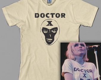 Doctor X T Shirt - Debbie, Harry, Deborah, 70s, classic rock, punk, Lucha Libre - Graphic Tee, All Sizes & Colors