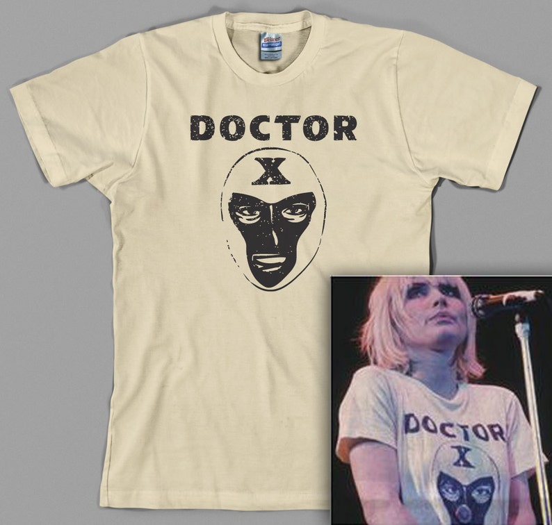 Doctor X T Shirt Debbie, Harry, Deborah, 70s, classic rock, punk, Lucha Libre Graphic Tee, All Sizes & Colors image 1