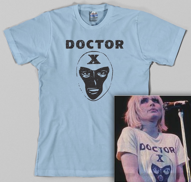 Doctor X T Shirt Debbie, Harry, Deborah, 70s, classic rock, punk, Lucha Libre Graphic Tee, All Sizes & Colors image 3