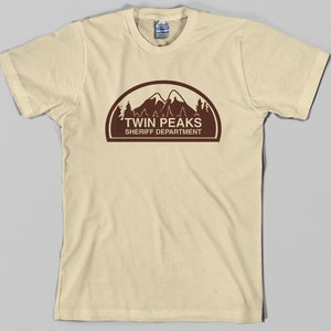 Twin Peaks Sheriff Department T Shirt david lynch, tv, police, fire walk with me, Graphic Tee, All Sizes & Colors image 1