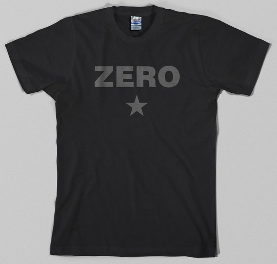 Zero T Shirt - Star, Grunge Rock, 90s - Graphic Tee, All