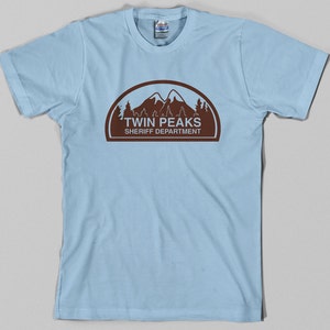 Twin Peaks Sheriff Department T Shirt david lynch, tv, police, fire walk with me, Graphic Tee, All Sizes & Colors image 4