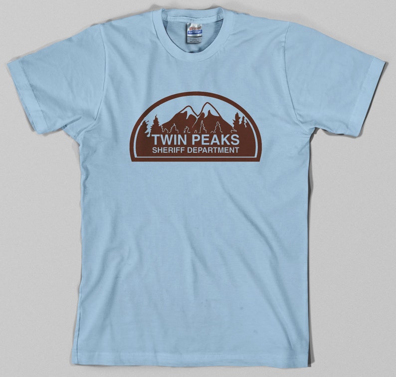 Twin Peaks Sheriff Department T Shirt david lynch, tv, police, fire walk with me, Graphic Tee, All Sizes & Colors image 4