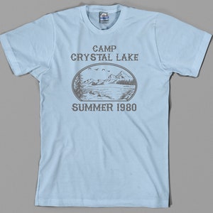 Camp Crystal Lake T Shirt Friday the 13th Vintage Jason Horror Movie ...
