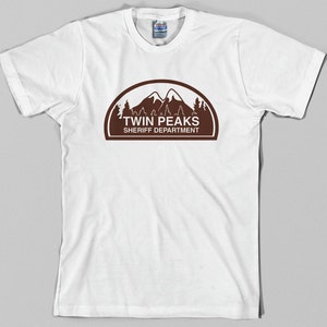 Twin Peaks Sheriff Department T Shirt david lynch, tv, police, fire walk with me, Graphic Tee, All Sizes & Colors image 3
