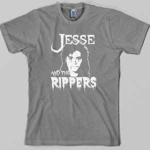 T-shirt Homme Jesse And The Rippers - Style Rétro 80s/90s, Motifs Musicaux Humoristiques, En Coton Léger