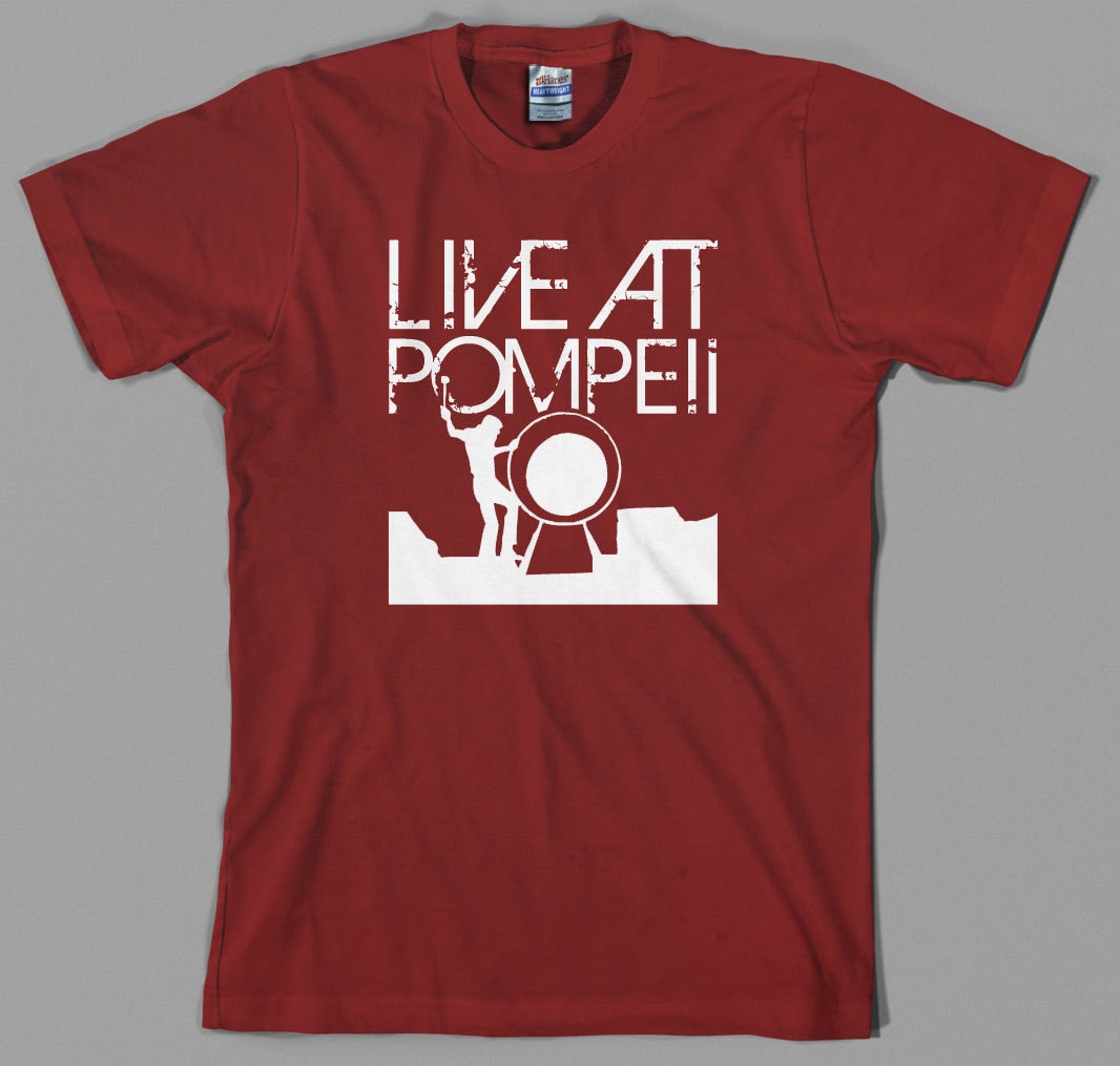 Live at Pompeii T Shirt the Wall Syd Barrett David Gilmour Roger Waters Dark Side Moon Graphic Tee All Sizes colors Etsy