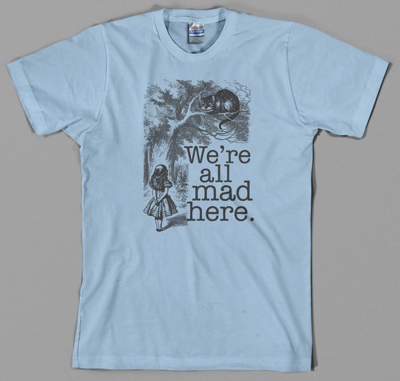 alice in wonderland t shirt mens