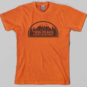 Twin Peaks Sheriff Department T Shirt david lynch, tv, police, fire walk with me, Graphic Tee, All Sizes & Colors image 2