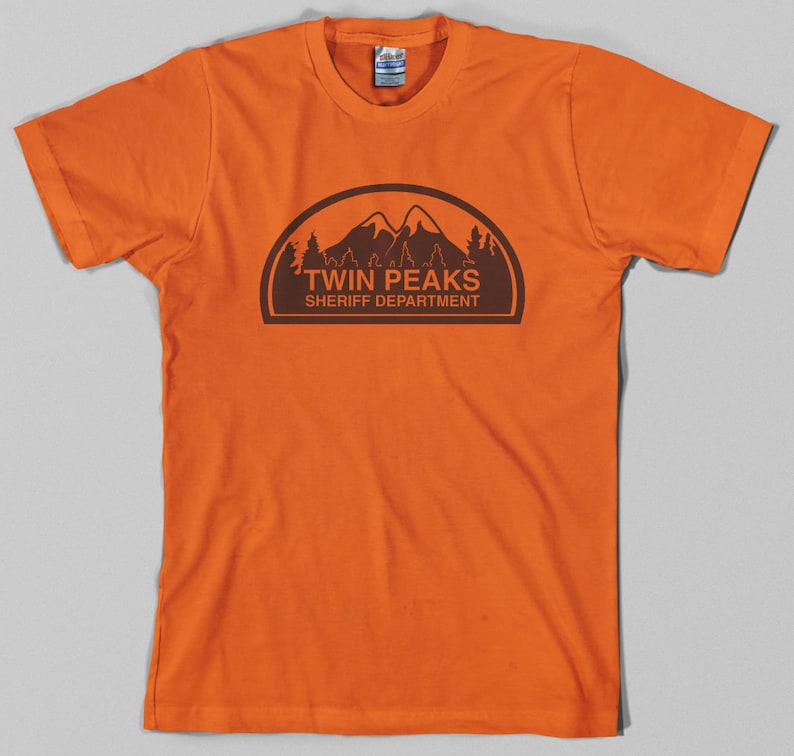 Twin Peaks Sheriff Department T Shirt david lynch, tv, police, fire walk with me, Graphic Tee, All Sizes & Colors image 2