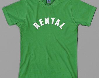 Rental T Shirt  - as worn by Frank Zappa, Paul Rudd, rock, 70s, vintage, retro - All sizes & colors available