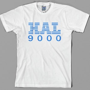 2001 Space Odyssey HAL T Shirt 9000, ibm, retro computer, logo, stanley kubrick, sci fi, film, cinema, Graphic Tee, All Sizes & Colors image 5